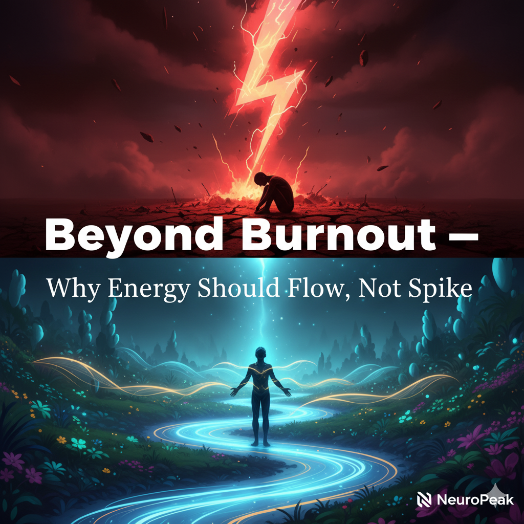 Beyond Burnout Why Energy Should Flow, Not Spike