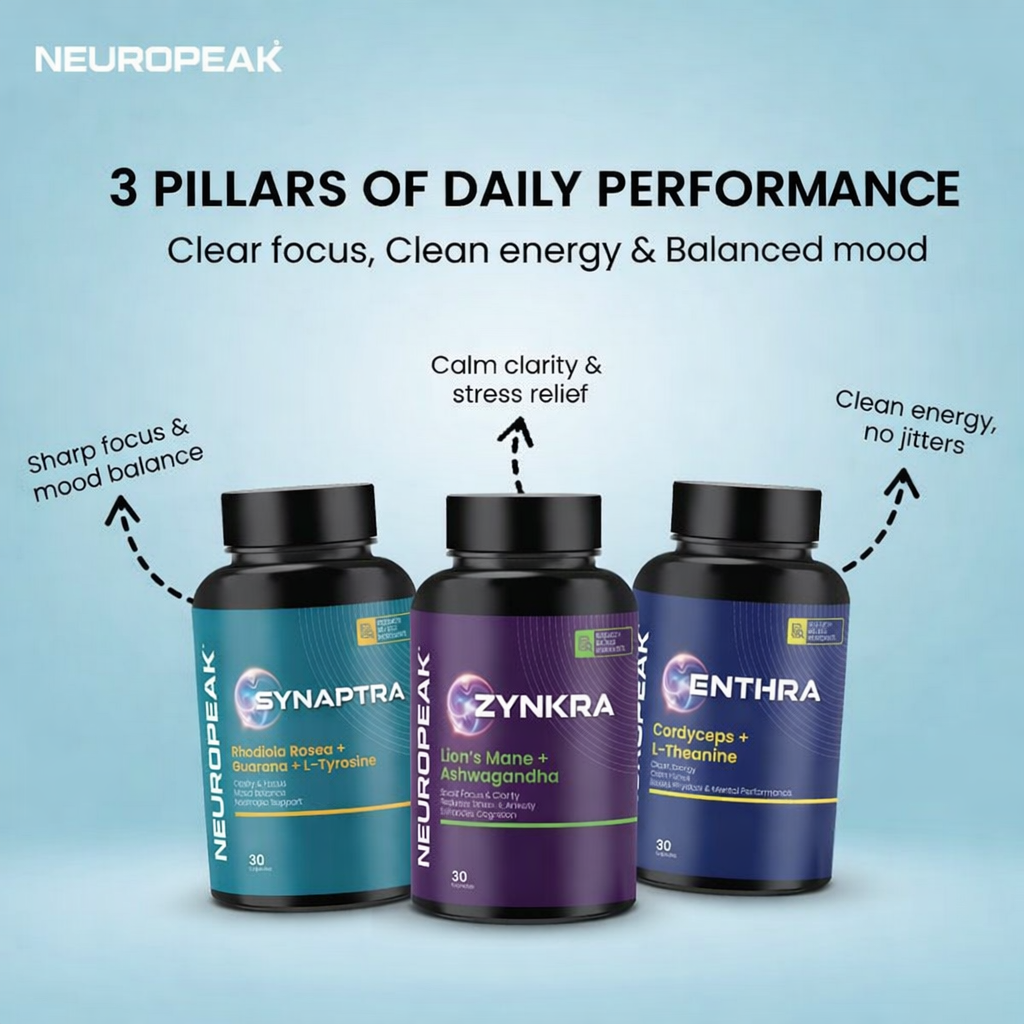Triple Power, One Bundle (Zynkra + Synaptra + Enthra) 30 Capsules